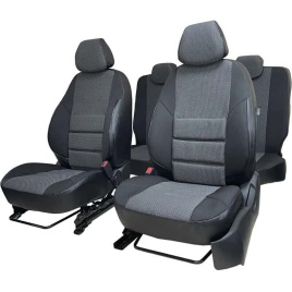 Авточехлы  Renault Duster Рено Дастер 2015-2021г 1пок 1/1 жаккард черный A10 