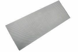 Rival защитная сетка на решетку радиатора алюминиевая ячейка 100х40см черная   