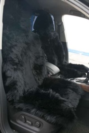 Автоцентр Накидки  комбинированные черный 140x50см 2шт 