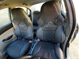 Recaro  чехлы универсальные экокожа серая жакккард серый комплект   