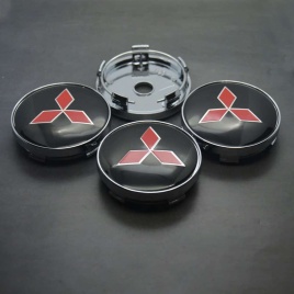 Колпачок ступицы Mitsubishi 60/57 черный TechLine КиК Слик NZDK 031