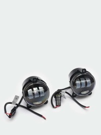 LTWay Фары противотуманные 3 линзы Лада Приора Газель LED 25W 4000LM 2шт гарантия 3 мес