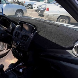 Накидка на панель Lada Kalina Калина 2 2013-2018г с монитором карпет 