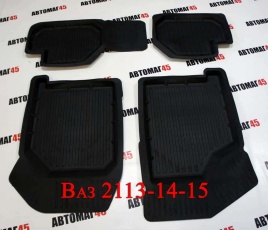 Коврики  в салон ВАЗ 2109 21099 ВАЗ 2113 2114 2115 комплект 4шт   