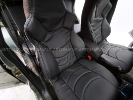 Динас  чехлы универсальные экокожа черный черный комплект   