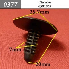 0377 Клипса пистон для Chrysler 