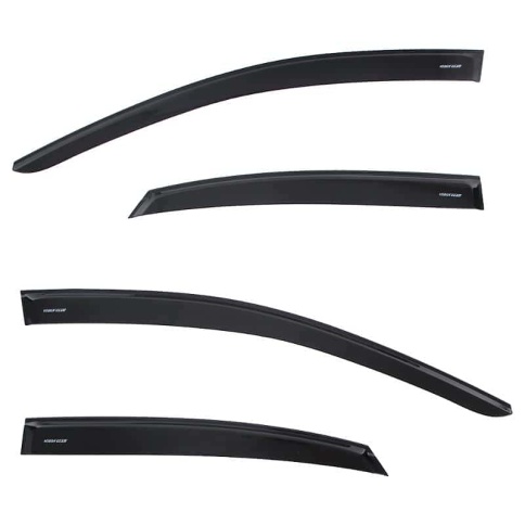 Voron Glass  дефлекторы окон Opel Astra J Опель Астра J 2009-2015г 4е поколение хэтчбэк комплект 4шт фото 1
