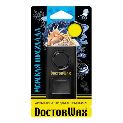 DoctorWax  ароматизатор на дефлектор Морская прохлада 6,5мл    фото 1