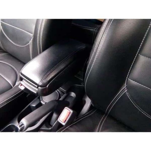 Подлокотник  Kia Rio Киа Рио 2011-2017г штатный вставной в подстаканник фото 1