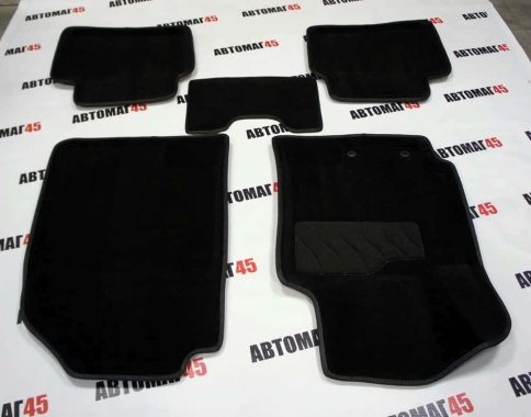Seintex  коврики в салон 3D ворс Kia Rio с 2017г Hyundai Solais с 2017г комплект черный 5шт   фото 5