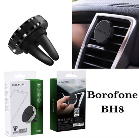 Borofone держатель телефона на дефлектор магнитный черный BH8 фото 1