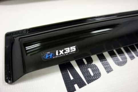 VAD  дефлекторы окон Hyundai IX35 Хендай IX35 2010-2015г комплект 4шт    фото 2