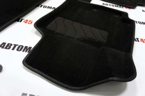 Seintex  коврики в салон 3D ворс Kia Rio с 2017г Hyundai Solais с 2017г комплект черный 5шт   фото 6