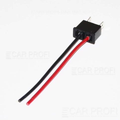 Разъем  H7 пластиковый без проводов Male гнездо     фото 3