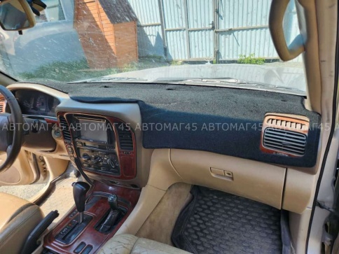 Накидка на панель Toyota Land Cruisеr LC Тойота Ленд Крузер J100 1998-2007г карпет  фото 8