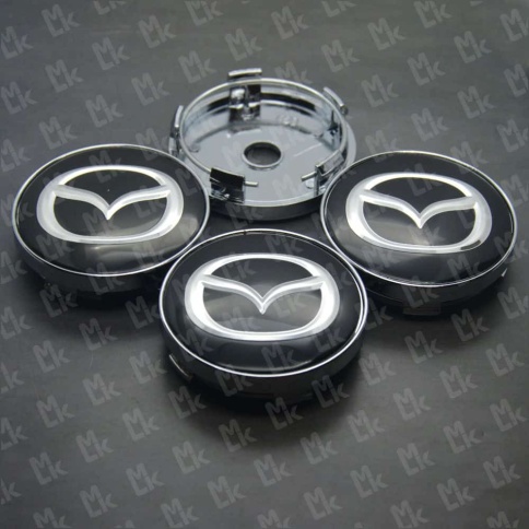 Колпачок ступицы Mazda 60/57 черный TechLine Кик Слик NZDK 003 фото 1