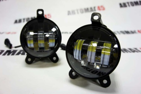 C2R  Фары п/туманные 5 линз LED Приора 2170 Нива Шевроле Niva Газель 30W 4000LM 2шт гарант 3 мес фото 4