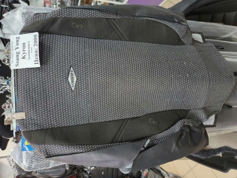 Авточехлы  Ssang Yong Kyron Санг Йонг Кайрон 2006-2016г жаккард черный    фото 1