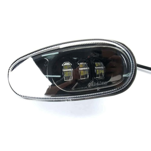 SALMAN  Фары п/туманные 3 линзы Chevrolet Lanos Шевроле Ланос LED 50W 2шт гарантия 6мес  фото 2