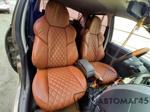 Trend двойной ромб чехлы универсальные экокожа паприка комплект    фото 1