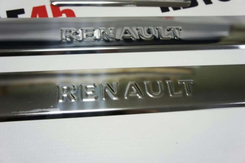 Dollex  Накладки на пороги  Renault Duster Рено Дастер 10-21г и 21-22г 1 и 2 пок 4 шт нержавейка    фото 4