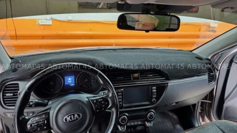Накидка на панель Kia Rio Киа Рио c 2017г Rio X-Line Рио Х-Лайн с 2017г карпет  фото 3
