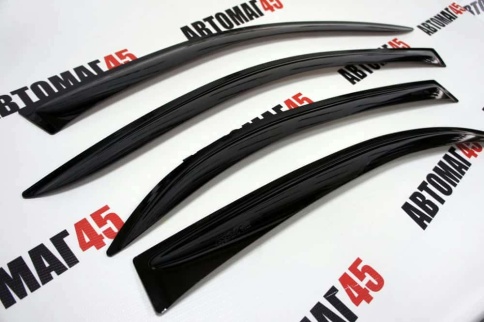 ANVair  дефлекторы окон Chevrolet Lanos Шевроле Ланос 05-09г ZAZ Chance ЗАЗ Шанс 05-14г комплект 4шт фото 4