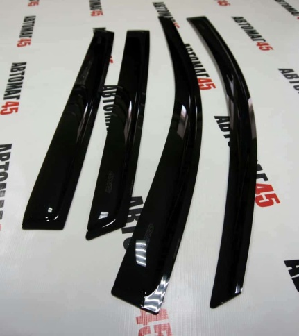 ANVair  дефлекторы окон Hyundai Solaris Хендай Солярис хэтчбек 2011-2017г комплект 4шт    фото 3