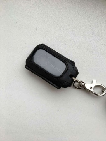 Чехол для метки иммобилайзера автосигнализации STARLINE S96 черная кожа фото 4