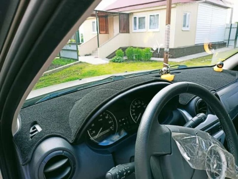 Накидка на панель Largus Ларгус 12-19г Logan Логан до 13г Sandero Stepway Степвей до 15г карпет фото 2