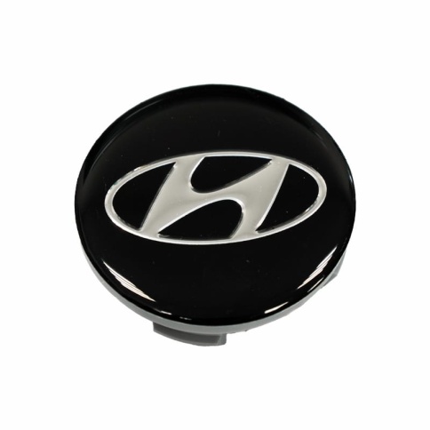 Колпачок ступицы Hyundai 60/55 черный лак TechLine Кик Слик (215521) фото 4