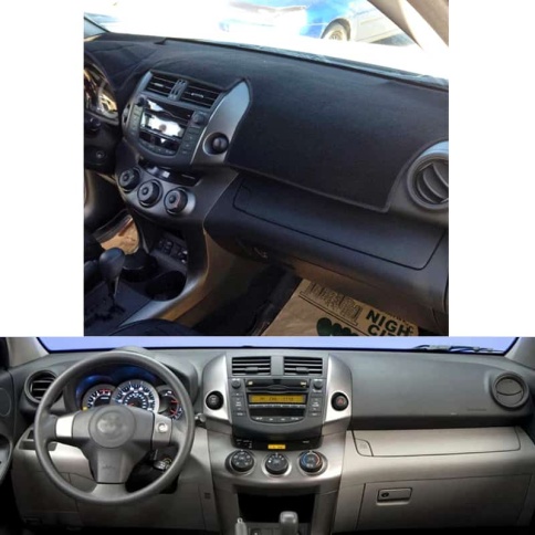 Накидка на панель Toyota RAV4 XA 30 Тойота Рав4 ХА30 2007-2013г карпет  фото 1