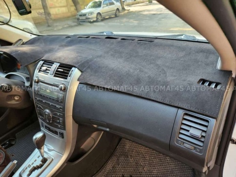 Накидка на панель Toyota Corolla Тойота Королла 2007-2013г кузов 150 алькантара фото 2