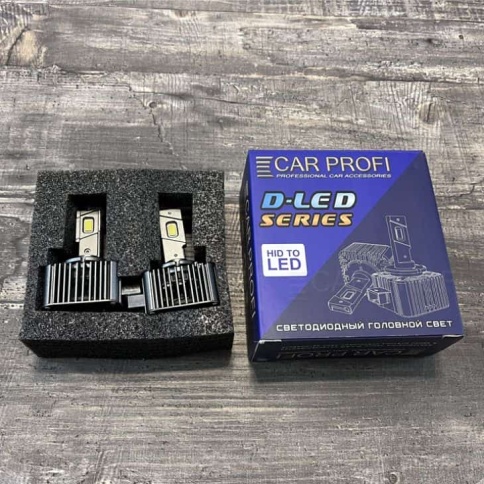 Carprofi D-LED  лампы LED 2шт D1S 12В 50W 5500K 6000Lm гарантия 6мес    фото 3