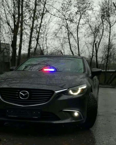 Стробоскопы  Led на стекло 12v красный синий 1шт    фото 5