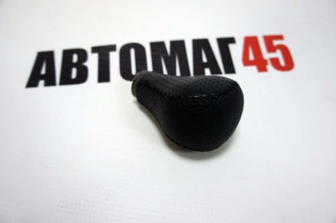 Ручка КПП  универсальная экокожа черная 7,5см    фото 1