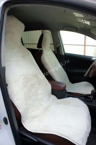 Накидки  короткий ворс белый с боками 140х60см 2шт    фото 8