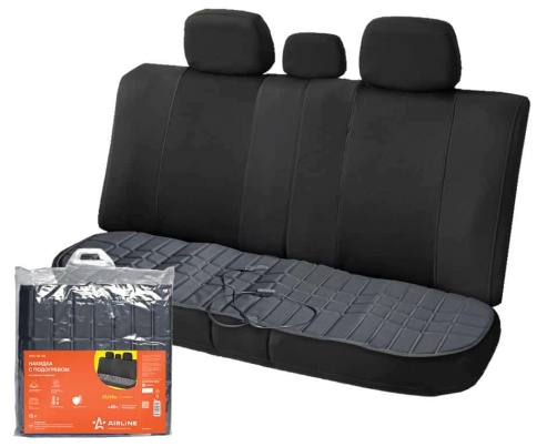 Airline  накидка с подогревом на заднее сиденье 35Вт черная гарантия 1 год    фото 4