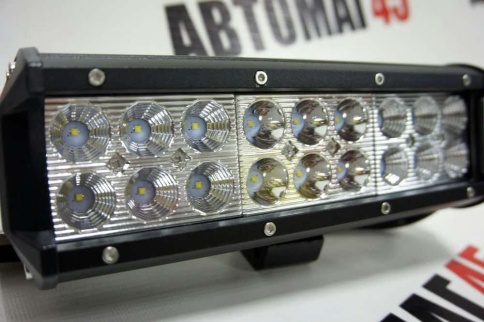 Carprofi  cветодиодная балка COMBO ближний дальний 10-30V чипы CREE 18 диодов 54Вт 1шт гарант 3 мес фото 4