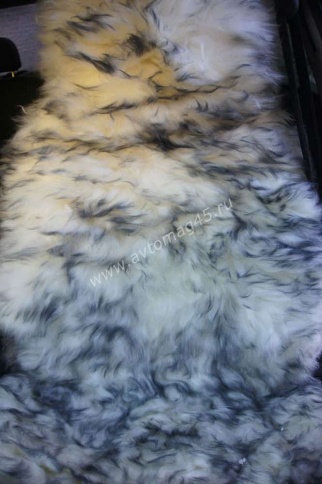 Maximal Накидка  длинный ворс пепельный 140х55см 2шт    фото 5