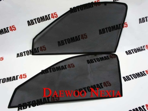 Легатон  каркасные шторки на клипсах и магниты Daewoo Nexia передние 2шт    фото 1