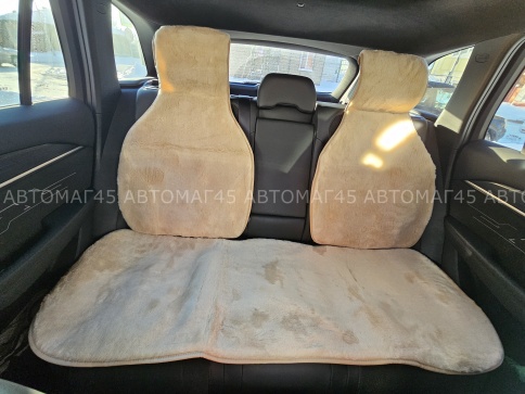 Рус Автотренд  Накидка  задний ряд короткий ворс бежевый шерсть 40% 3шт   фото 6