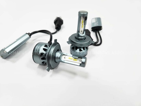 Ruzoom F9A  светодиодные лампы LED 2шт H4 12В 60W 6000K 6000Lm гарантия 6мес    фото 7