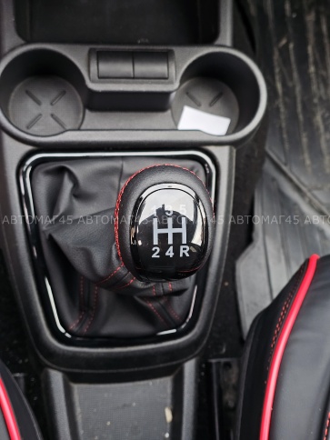 SALMAN Ручка КПП 2190 2192 2194 Lada Granta Гранта с красной ниткой с пыльником    фото 2