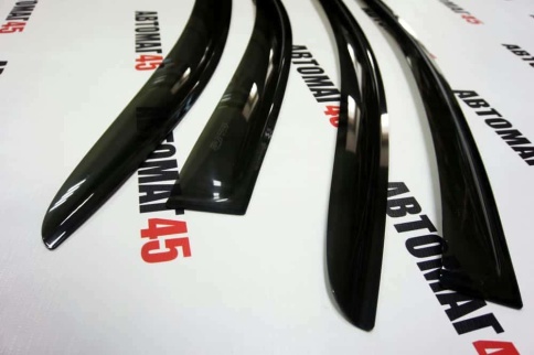 ANVair  дефлекторы окон Chevrolet Aveo T300 Шевроле Авео Т300 2012-2015г комплект 4шт    фото 3