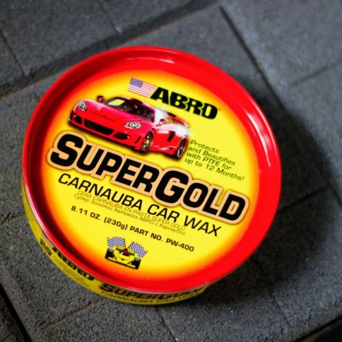 Abro Полироль кузова с карнаубским воском губка паста 230мл фото 3