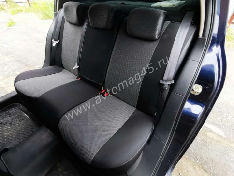 Авточехлы  Renault Megane 3 Рено Меган 3 Renault Fluence Флюенс с 2010г 1/1 жаккард чер-серый Ижевск фото 2