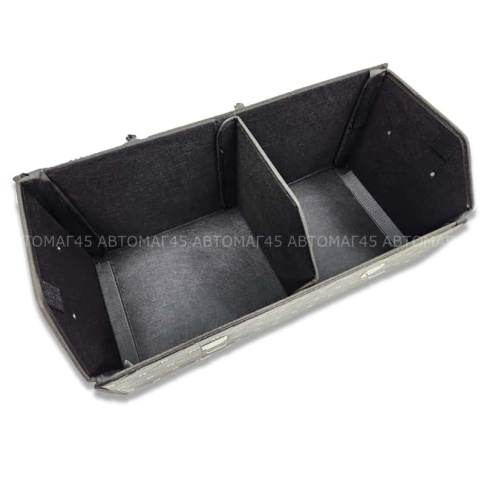 C2R Органайзер  багажника кофр экокожа черный с бежевой ниткой 70 x 30 x 30см MAXIMAL Big   фото 4