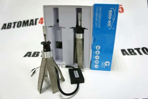 Sho-Me  G7Lite LED 2шт H1 12В 20W 5000K 2800Lm +150 гарантия 12мес    фото 3