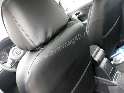 Авточехлы  Volkswagen Polo Фольцваген Поло седан 2/3 2010-2020г жаккард серый Ижевск    фото 7